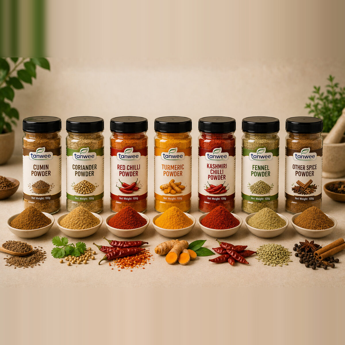 Tanwee Spices, Herbs & Powders